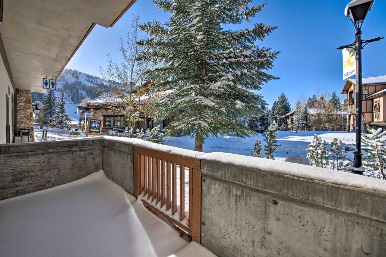 Solitude Mountain Slopeside Ski Condo With Hot Tub! Brighton Bagian luar foto